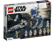 СТОК - Дефектная коробка - Конструктор LEGO Star Wars Клоны-пехотинцы 501-го легиона (LEGO 75280)