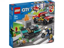Конструктор LEGO City Пожарная бригада и полицейская погоня (LEGO 60319)