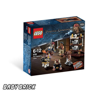 LEGO Пираты Карибского моря 4191 - Каюта капитана LEGO - купить конструктор