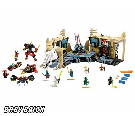 Конструктор LEGO NinjaGo Пещера Самурая X (LEGO 70596)