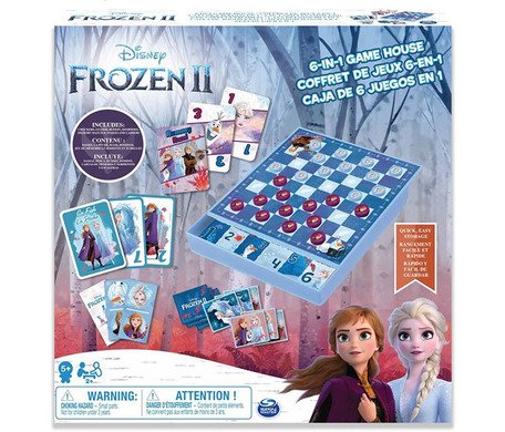 Spin Master 6053753 Настольная игра Холодное сердце 6 в 1