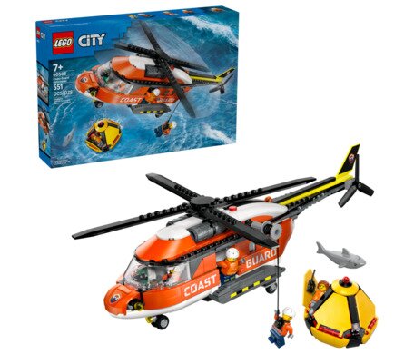 Конструктор LEGO City 60503 Вертолёт береговой охраны