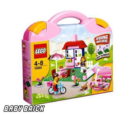 Фотография конструктора Розовый чемоданчик Лего (Lego 10660)