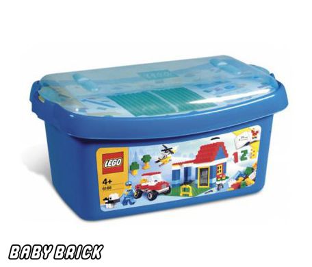 Фотография конструктора Большая коробка с деталями и кубиками — конструктор Лего Creator — Lego 6166