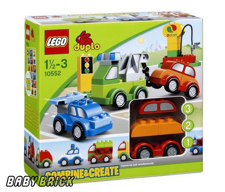 Фотография конструктора Машинки-трансформеры Дупло (Lego 10552)