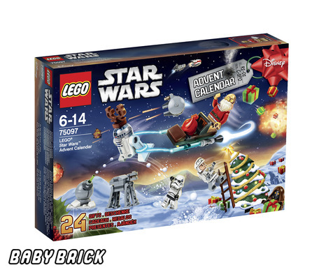 Фотография конструктора Новогодний календарь Лего Звездные войны 2015 года (Lego 75097)