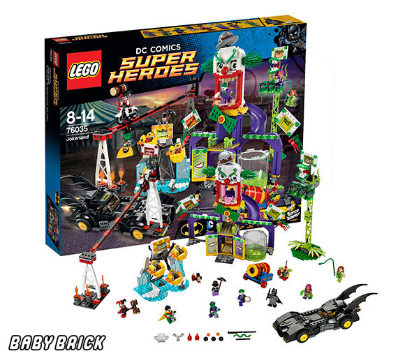 Lego superhéroes de Lego 76035 jokerland, 8 bloques de construcción, juego de de construcción, juguete educativo, constructores para niños, niño y niña, regalo de para niños, de febrero,